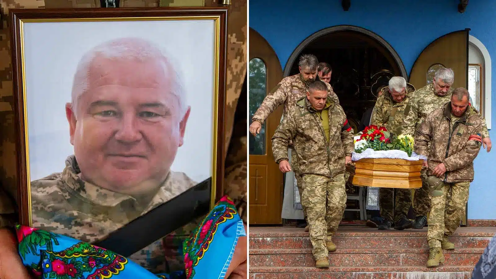 «Він захищав нас від небезпеки з неба, а тепер оберігатиме з небес»: у Переяславі попрощалися з командиром взводу ДФТГ Андрієм Литвиненком