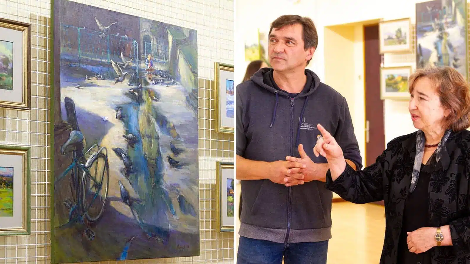 Зупинитися, щоб побачити велич: художник Роман Мотузок презентував живописну виставку-присвяту Переяславу